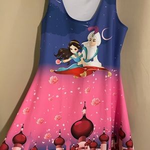 Disney Aladdin inspired summer dress